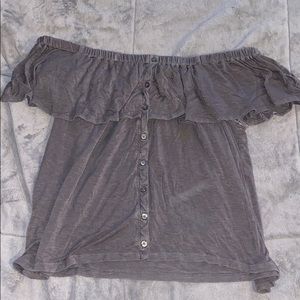 American Eagle Off-Shoulder Tee